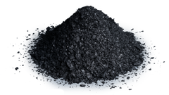 Pure Pflanzenkohle aus Kakaoschalen