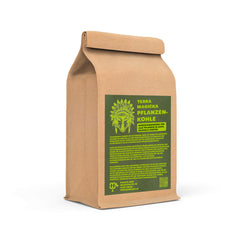 Pure Pflanzenkohle aus Kakaoschalen