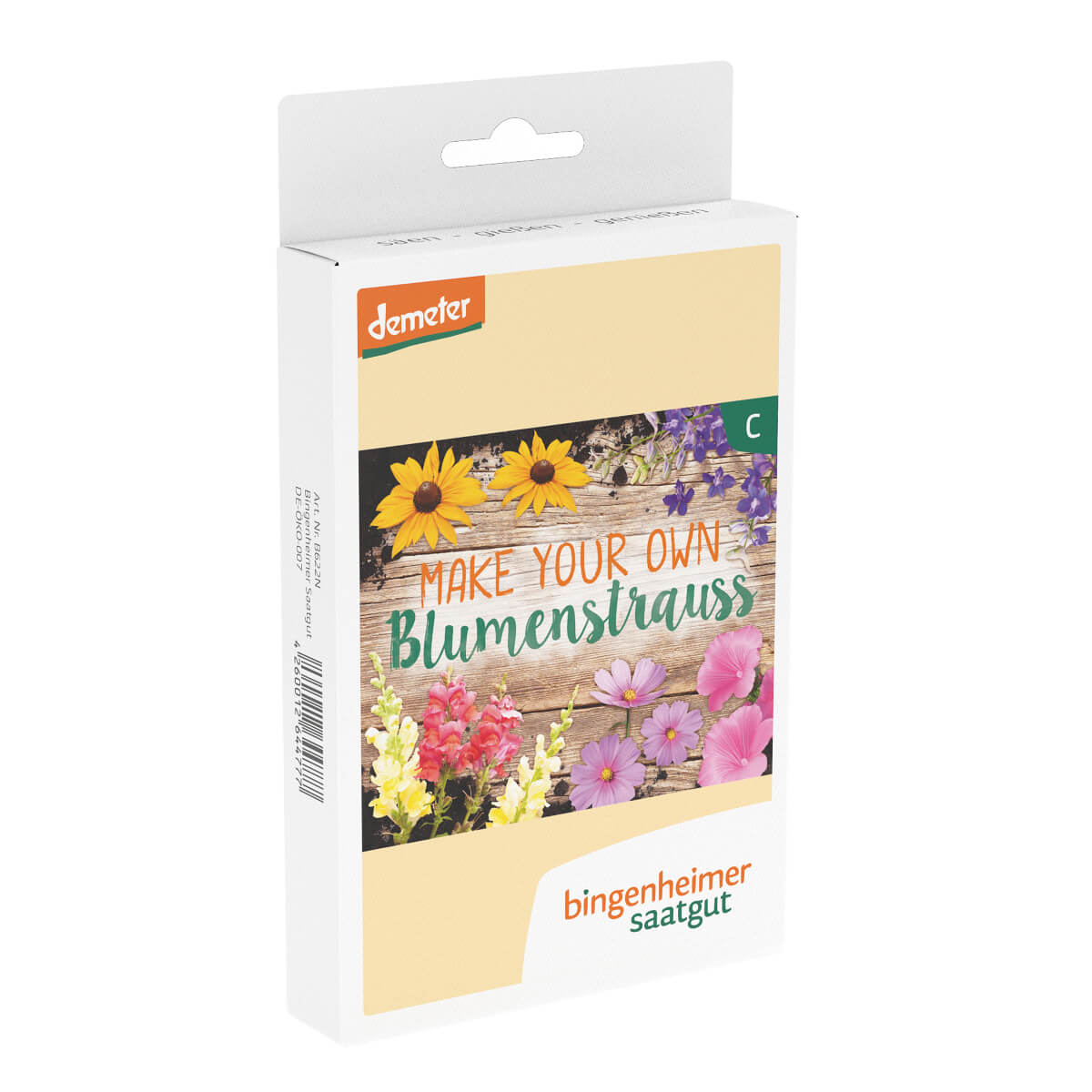 Make your own Blumenstrauß Saatgutbox Bio-Blumen-Saatgut
