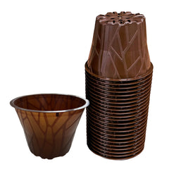 Plastic-Free Plant Pot Plenta – 12 cm – 50 Pieces
