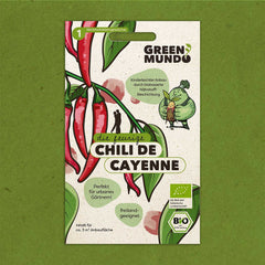 Samenverpackung Chili 'de Cayenne' Bio-Gemüse-Samen