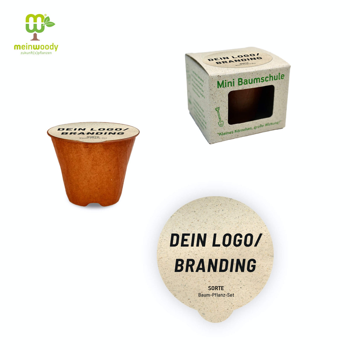 Baum-Pflanz-Set mit eigenem Logo
