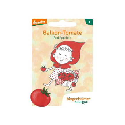 Garten-Bande: Rotkäppchen Balkon-Tomate rot Bio-Gemüse-Samen