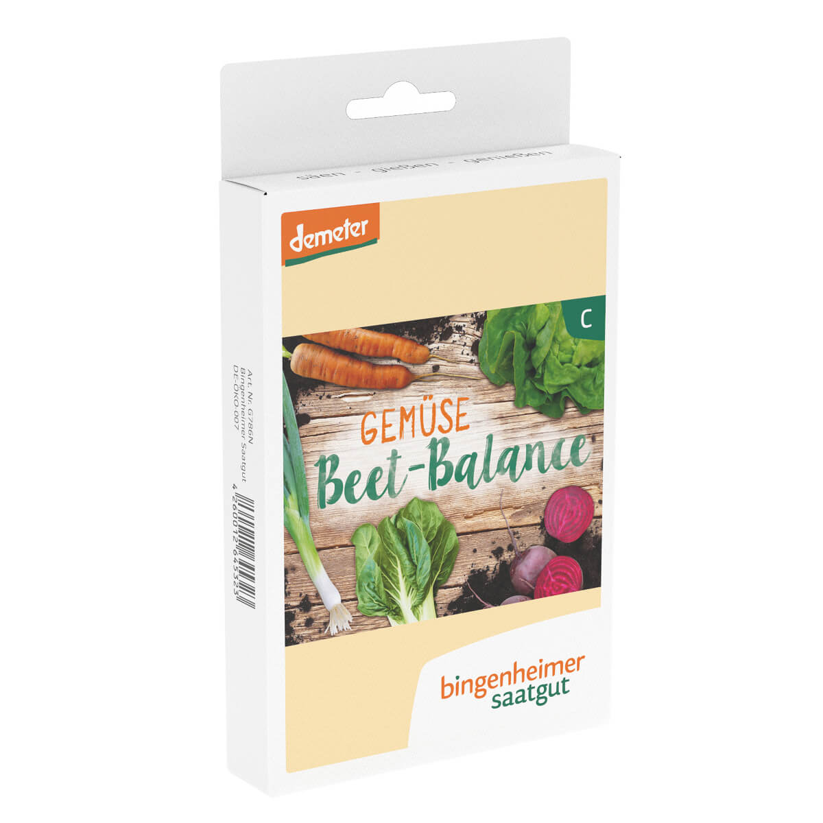 Gemüse Beet-Balance Saatgutbox Bio-Gemüse-Saatgut