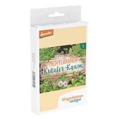 Mediterraner Kräuter-Kanon Samenbox Bio-Kräuter-Samen