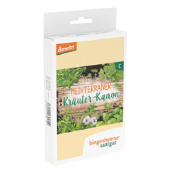 Mediterraner Kräuter-Kanon Saatgutbox Bio-Kräuter-Saatgut