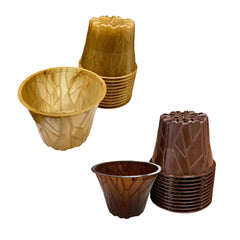 Plastikfreier Pflanztopf Plenta – 12cm – 12er Set