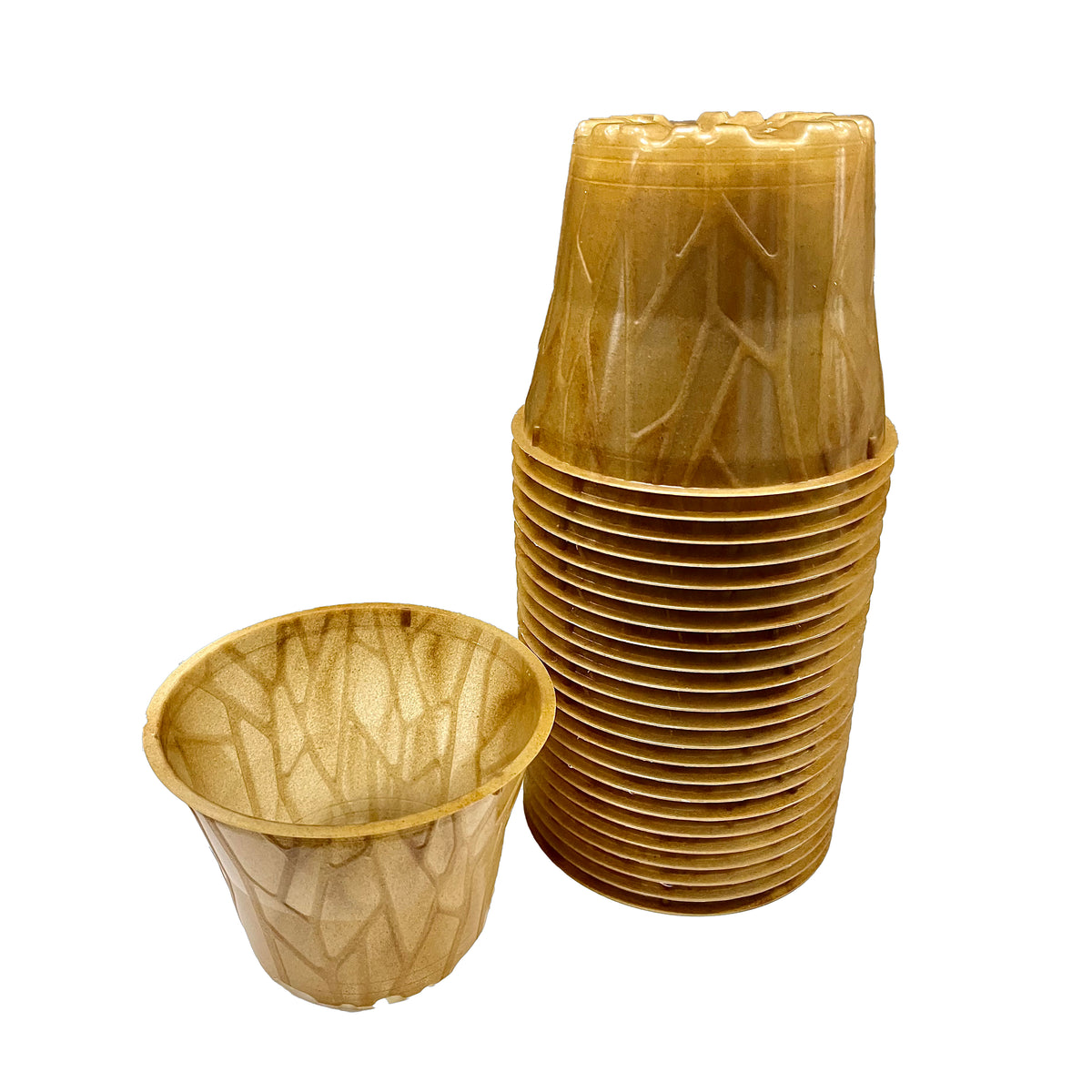 Plastikfreier Pflanztopf Plenta – 12cm – 24er Set